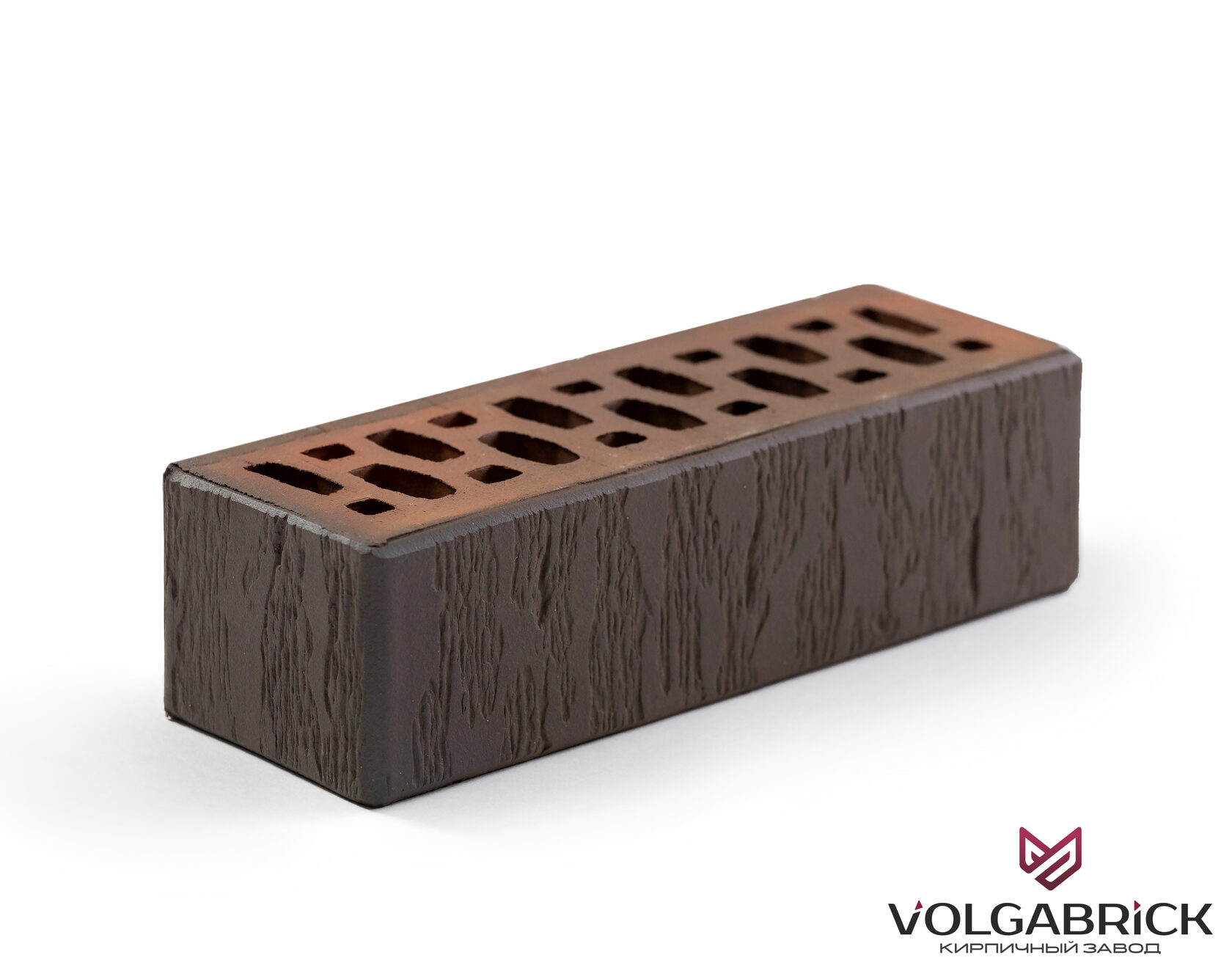 Кирпич лицевой 0.7НФ руст №82