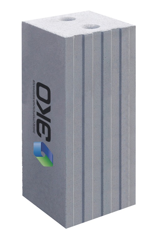 Крупноформатный силикатный блок 248x250x623