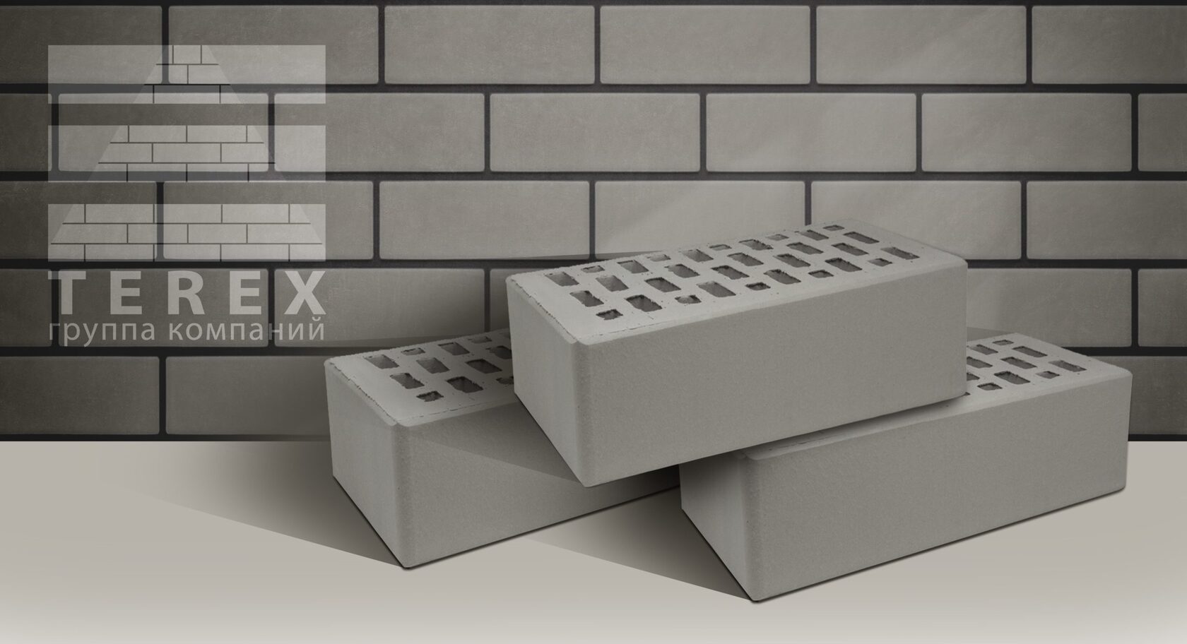 Облицовочный кирпич TEREX Серый 1,4NF