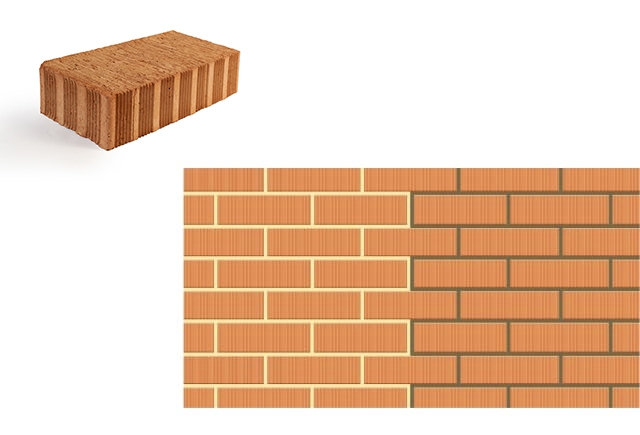 Кирпич одинарный полнотелый рядовой М 200, 250