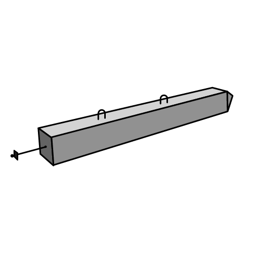 Сваи для ЛЭП С35-2-12-Н