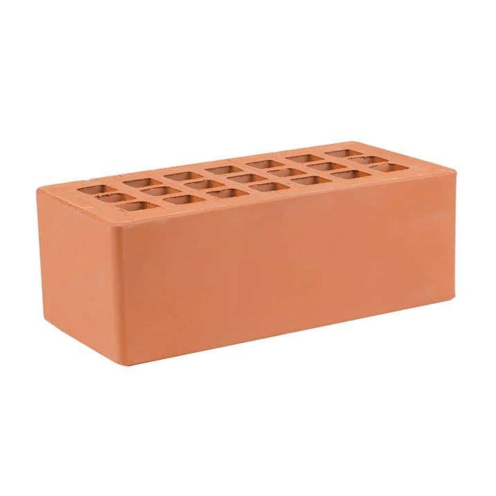 Облицовочный кирпич Железногорский полуторный утолщенный 1,4НФ красный гладкий М200