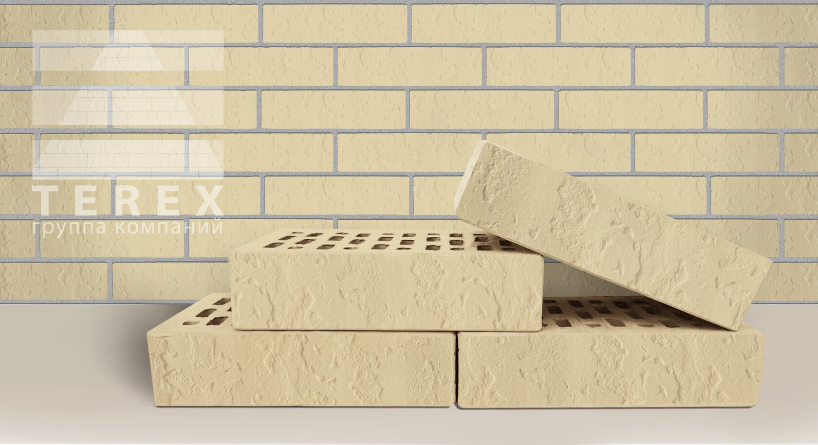Облицовочный кирпич TEREX Слоновая кость терра