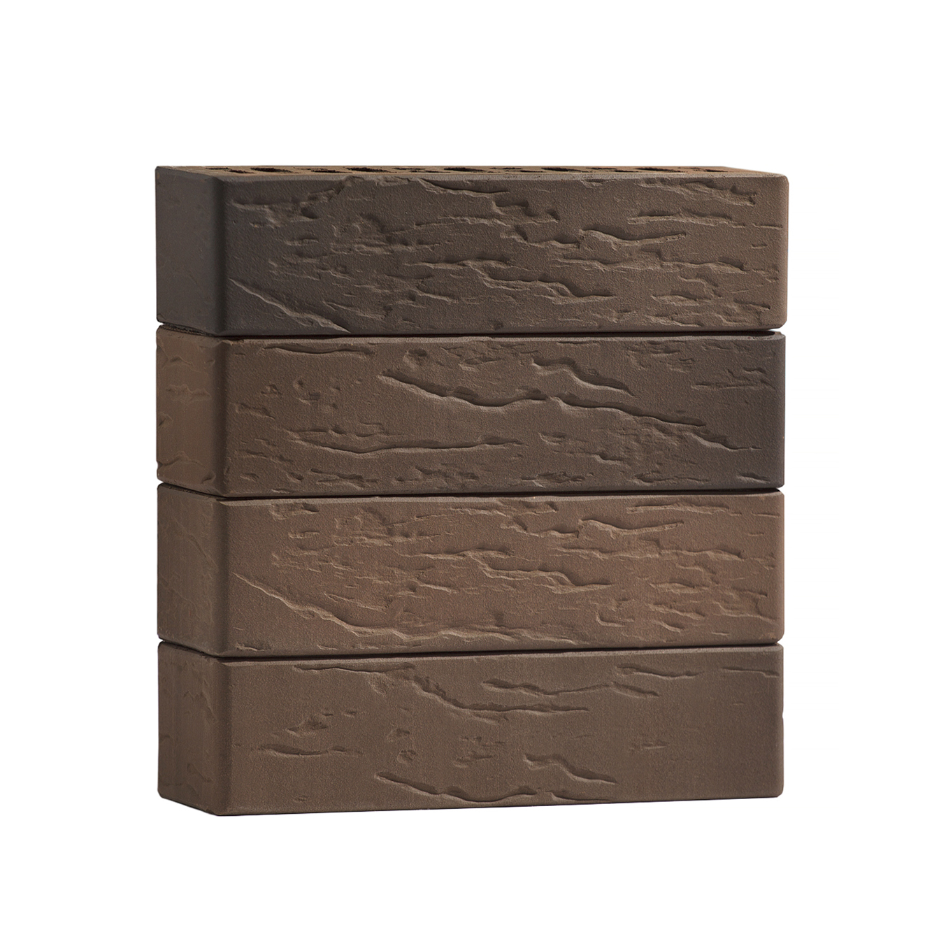 Кирпич лицевой 0.7НФ руст №70