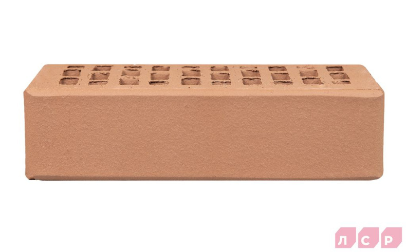 Кирпич лицевой светло-коричневый 1NF гладкий