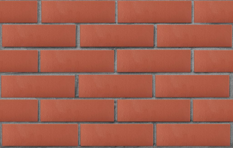 Кирпич лицевой красный 1NF