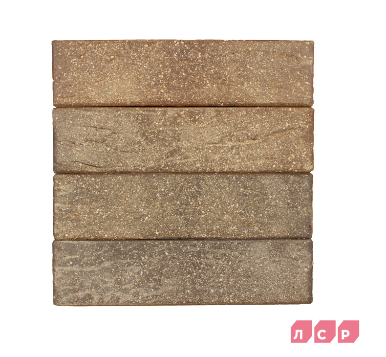 Кирпич лицевой красный флэш с пепельной посыпкой ультра 1NF рустик