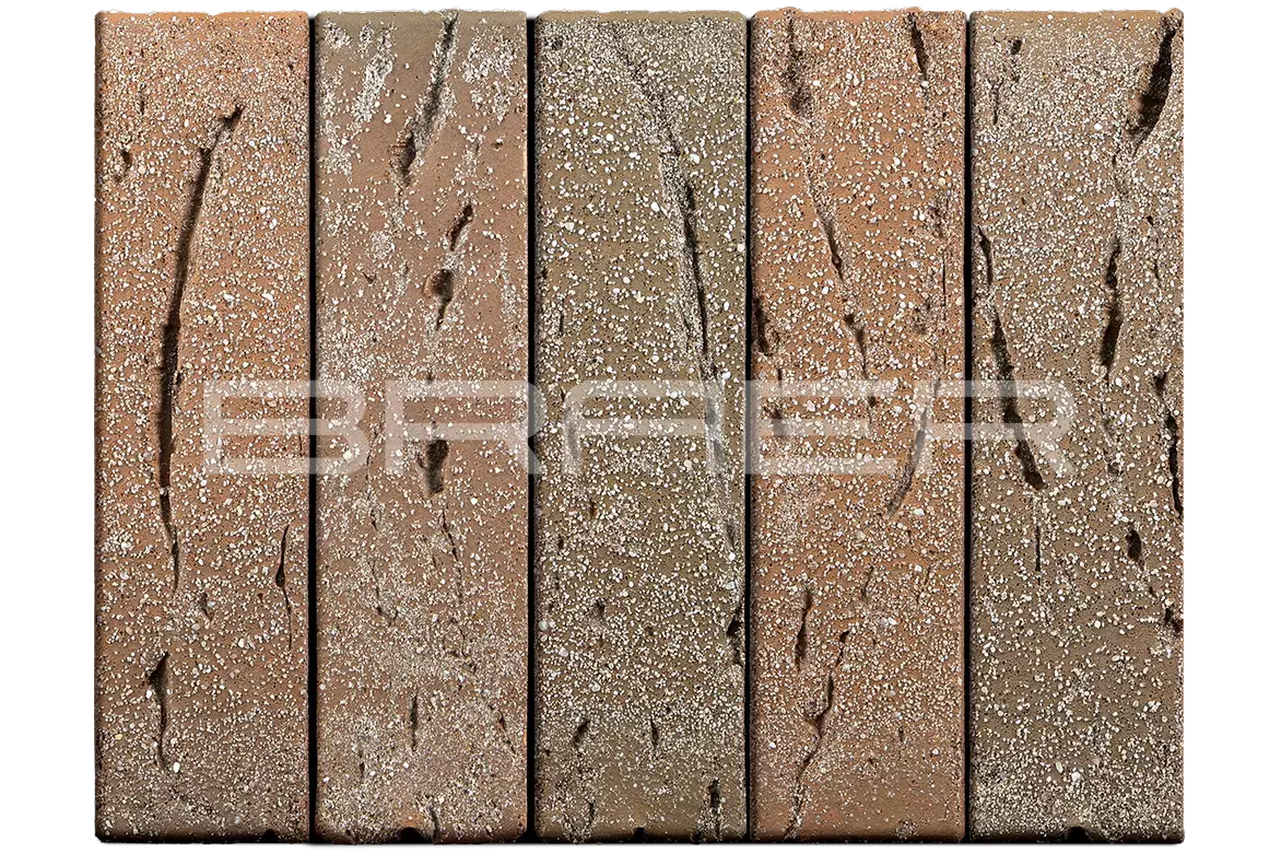 Облицовочный кирпич БРАЕР Баварская кладка, кора дуба с песком, 1 НФ