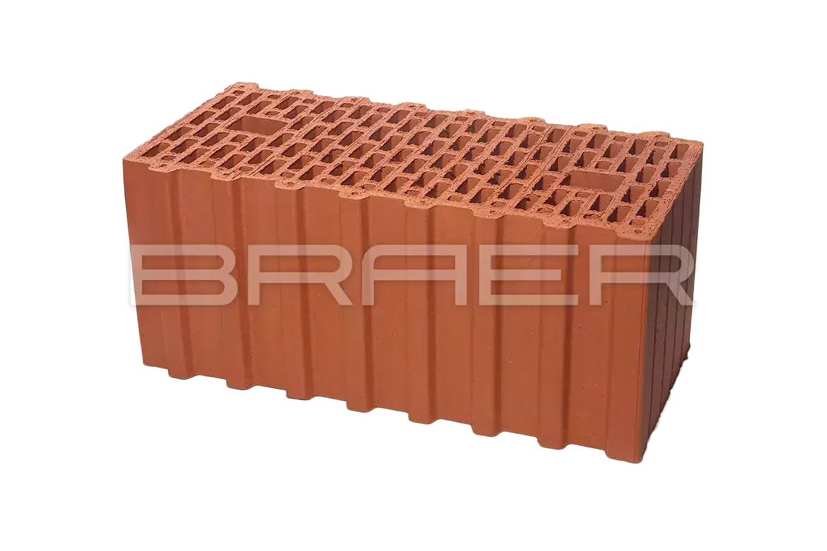 Облицовочный кирпич (промо) BRAER Ceramic Thermo 14.3 НФ (Крупноформатный поризованный блок 51)