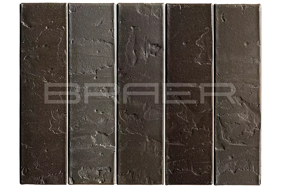 Облицовочный кирпич БРАЕР кладка Нуар, терра, 1 НФ